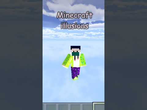 Minecraft optical illusion