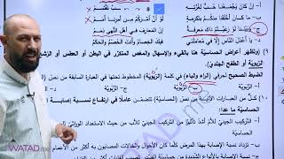 حل امتحان مادة اللغة العربية ( المشترك ) جيل 2004 الأستاذ : عبد الفتاح البرغوثي