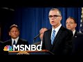 Trump's DOJ Drops McCabe Case, Will Have Flynn Case Investigated | The 11th Hour | MSNBC