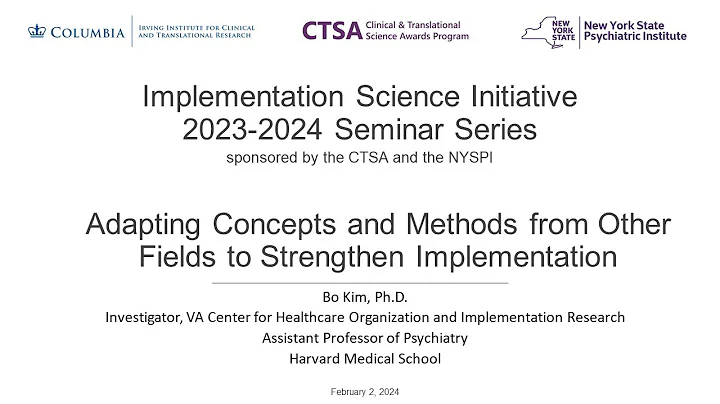 Adapting Concepts and Methods from Other Fields to Strengthen Implementation