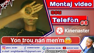 Aprann Fè Montaj Video sou Telefòn [ nimewo 8 ]  (moutre yon trou nan yon men)