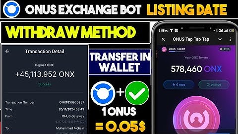 Onus app withdrawal | onus tap tap tap eligible | onus airdrop listing date | onus wallet connect
