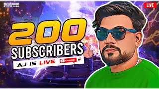 [ 200] SUBSCRIBERS PUBG MOBILE INDIA(AJ IS LIVE