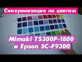 Синхронизация по цветам Mimaki TS300P-1800 и Epson SureColor SC-F9300