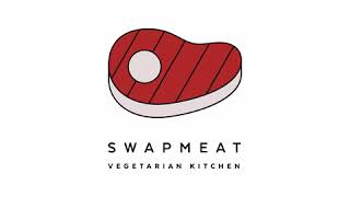 swapmeat vegetarian kitchen | Logo Design by Akula Kreative | #logosarepun Design Challenge Week 3