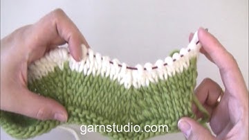 How to knit a zigzag pattern