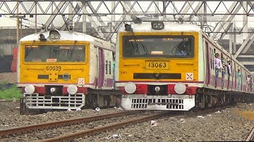 Marvelous Train Crossing || Three Different Route Emu Train Back To Back Crossing || Eastern Railway