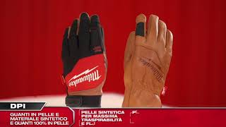 Milwaukee Gloves Leather Performance Medium 8 Smart Swipe New