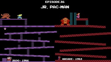 Arcade Games Vs Atari 2600 - Jr. Pac-Man