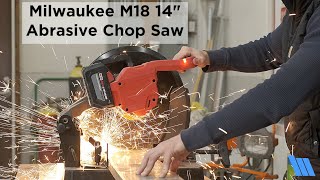 Milwaukee M18 14' Abrasive Chop Saw by Mitchell Acoustical 2,257 views 3 years ago 7 minutes, 12 seconds