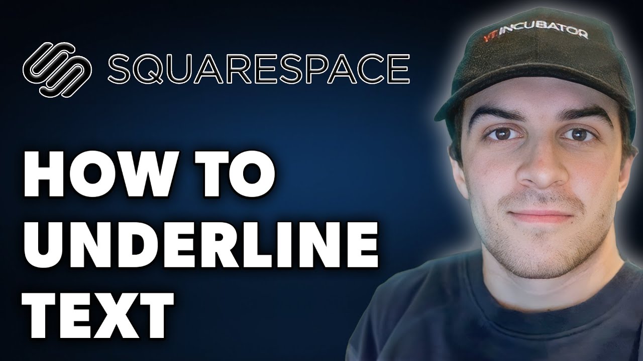 Square Script With Underline How to Underline Text on Squarespace (Full 2024 Guide) - YouTube