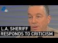 LA County Sheriff Alex Villanueva Responds to Criticism | NBCLA