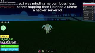 i was server hopping until this happened: