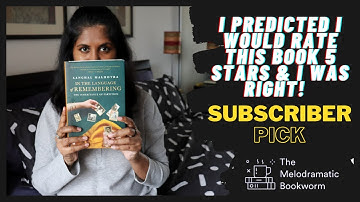 Reading In The Language of Remembering by Aanchal Malhotra | Reading Vlog | Subscriber Pick