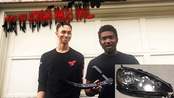 Acura RSX - Headlight Bracket Install