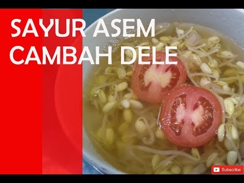 Kecambah Kedelai Sayur Asem