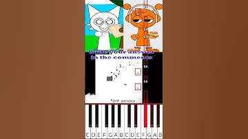 Sprunki Incredibox Animation Inflation Oren and Wenda (@HF_Animation) - Octave Piano Tutorial