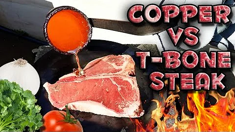 Molten Copper vs T-Bone Steak