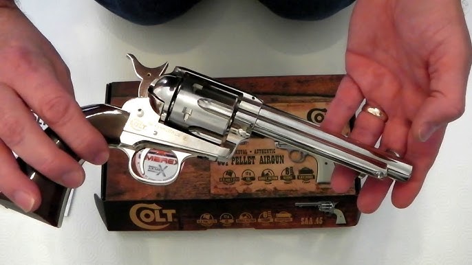 Colt Peacemaker CO2 Pellet Revolver Nickel