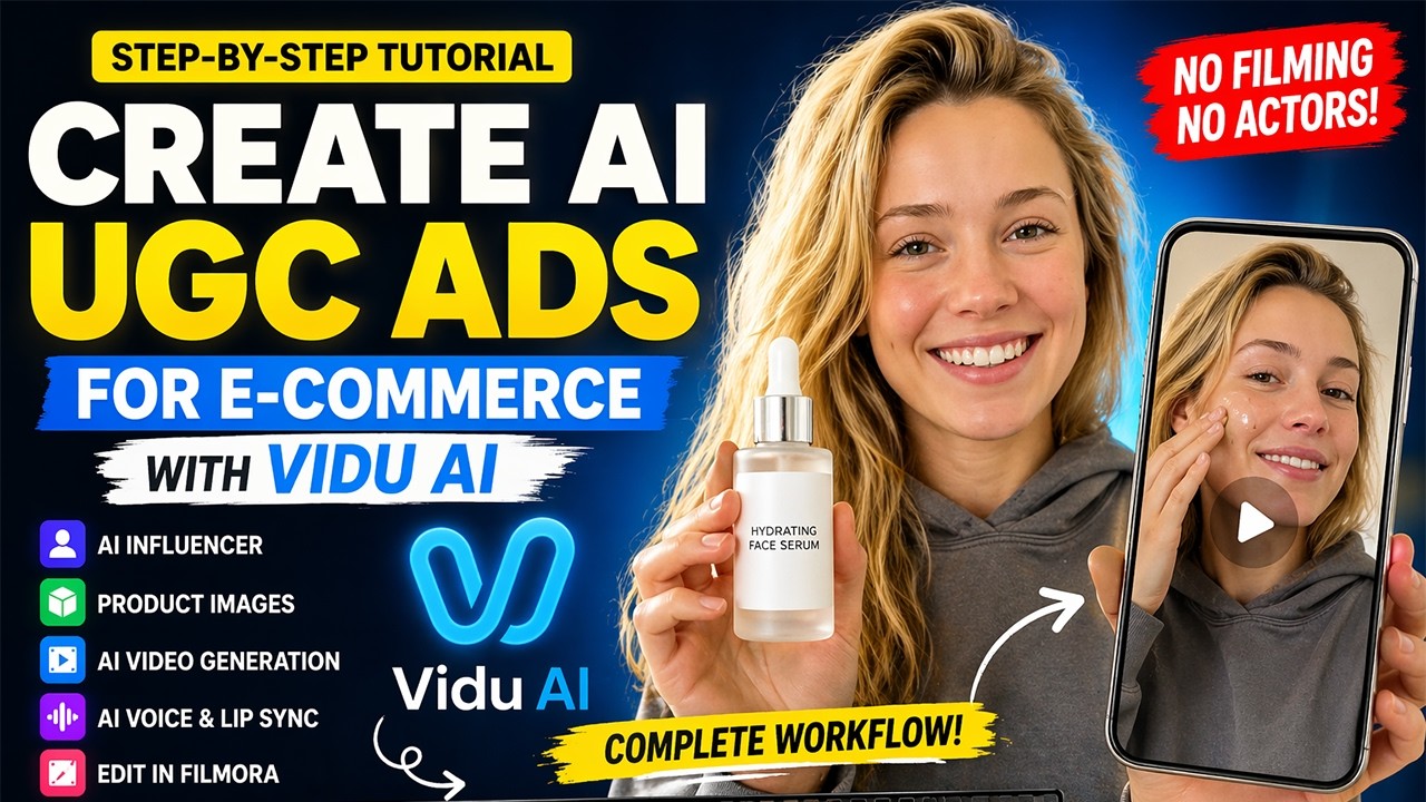How to Create AI UGC Ads for E-commerce (Step-by-Step with Vidu AI)