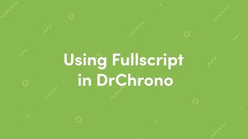 The Fullscript app integrated with DrChrono