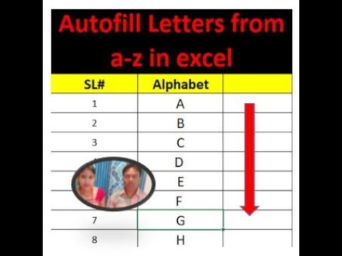 Video: Kje je AutoFill Excel 2013?