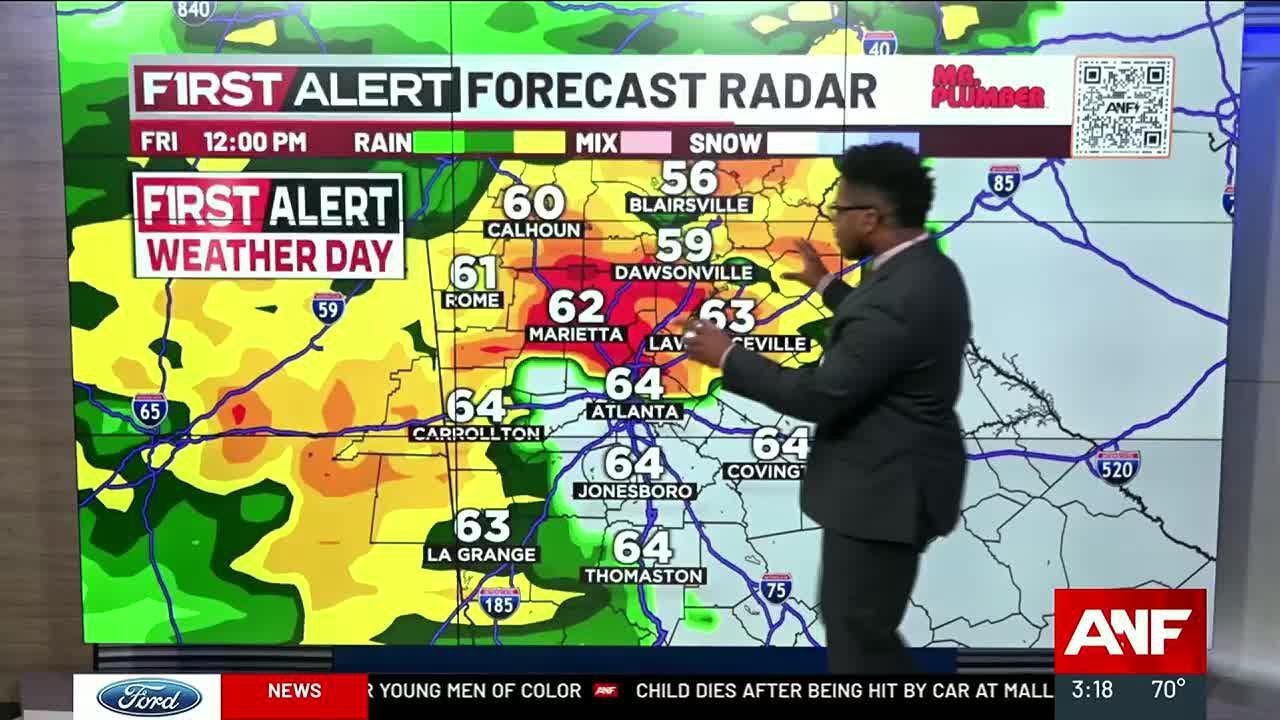 First Alert | Warmer days ahead; rain and storms return Friday - YouTube