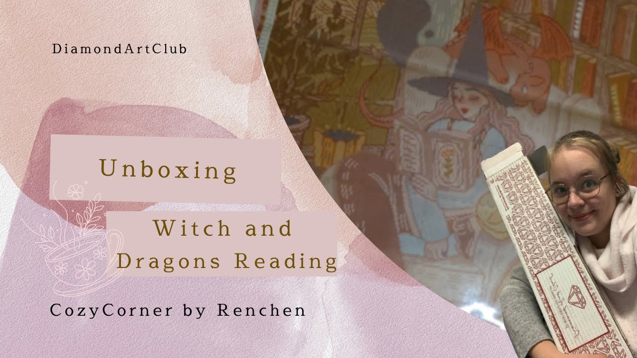 Unboxing: Witch and Dragons Reading von Marigona Suli von Diamond Art Club