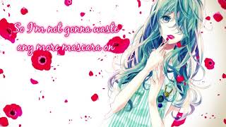 Nightcore - Mascara || Lyrics「Megan Nicole」