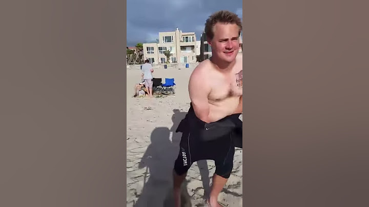 Awkward beach moments