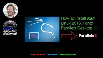 How to install Kali Linux 2016.1 onto Parallels 11