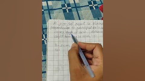 sum of convex and concave lens