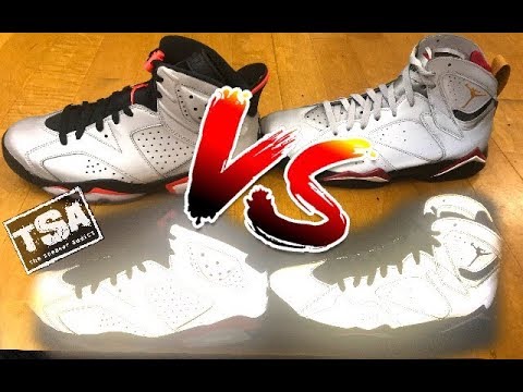 Air 6 VS 7 Retro Reflection Champion Sneaker Battle PickOne - YouTube