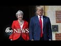 Trump criticizes May on Brexit while on UK visit