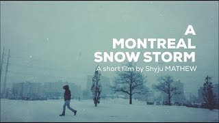 Snow storm in Montreal!