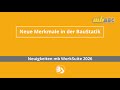 Neue Merkmale In Der BauStatik Neuigkeiten Mb WorkSuite 2026