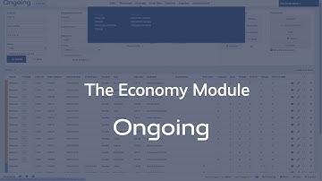 Economy module in Ongoing WMS