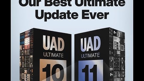 Universal Audio UAD Ultimate 11 Update