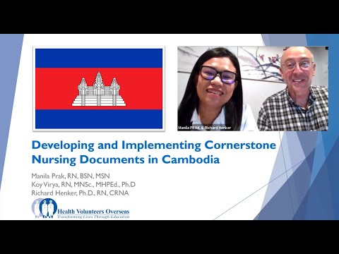 Developing and Implementing Cornerstone Nursing Documents in Cambodia