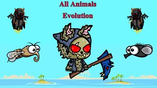 All Animals With Halloween Reaper Gameplay (EvoWorld.io)