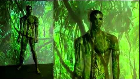 3D Video Projection Mapping on Mannequin