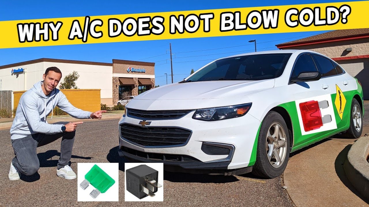 WHY AC AIR CONDITIONER DOES NOT BLOW COLD COOL CHEVROLET MALIBU 2016