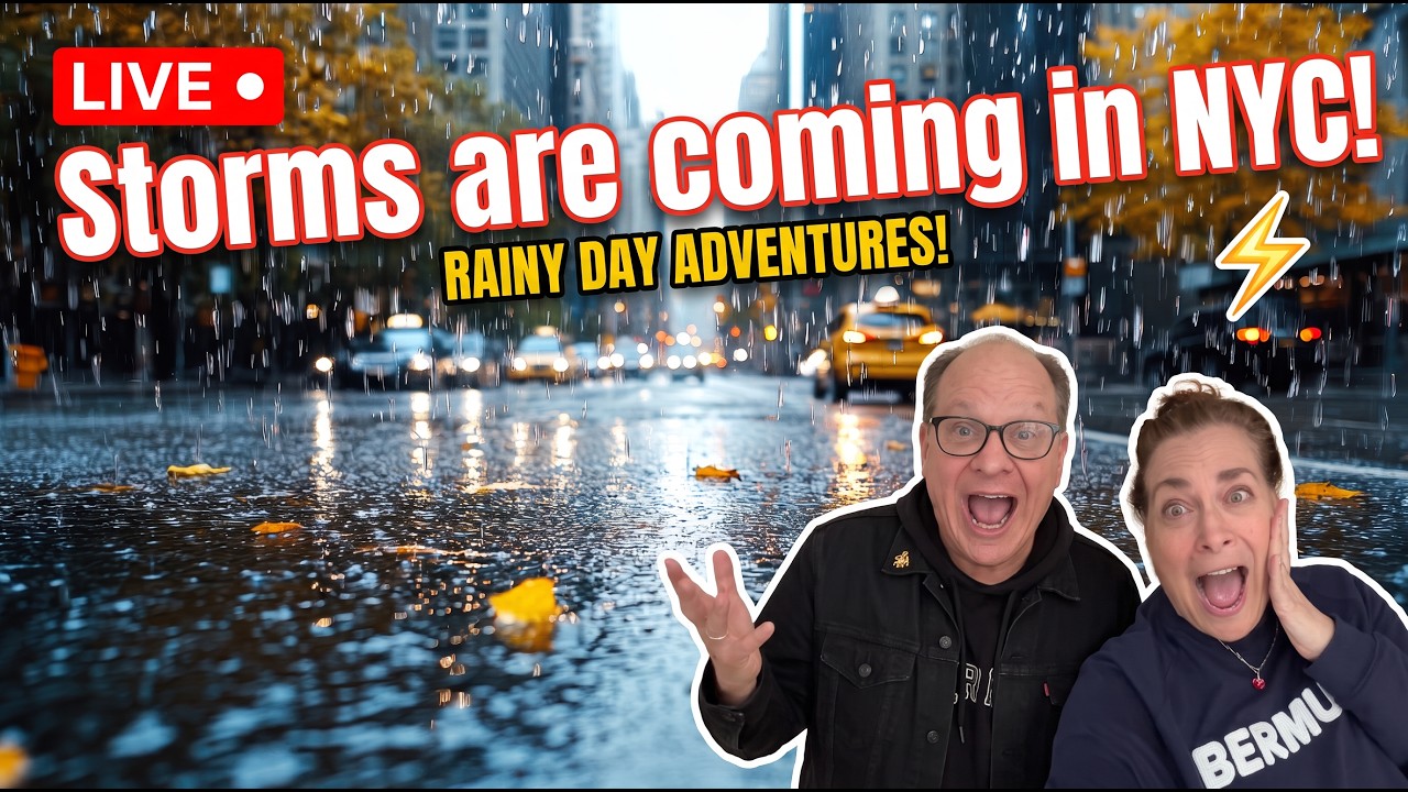 LIVE ⛈️ Big Storms coming for NYC • Date Night #life #nyc #food