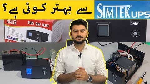 Simtek Pure Sine Wave UPS Unboxing and Testing | Simtek UPS price in Pakistan.