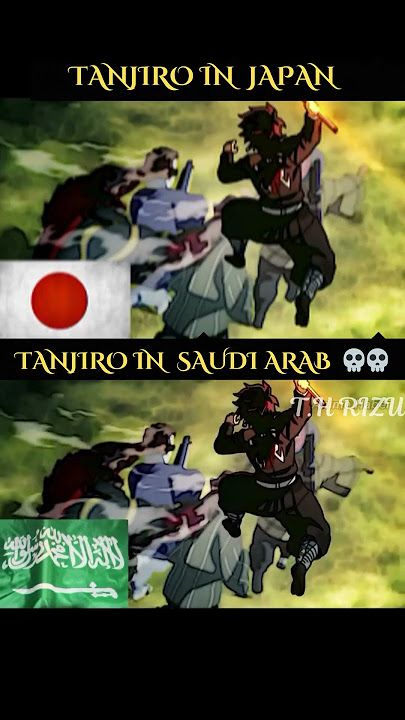 Tanjiro’s Japanese Voice vs Saudi Arabic | T.H RIZU | #shorts #demonslayermusic #demonslayer #amv