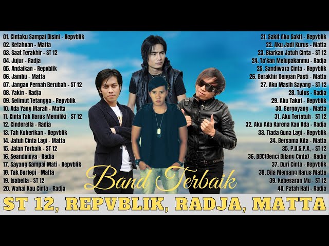 Repvblik, Matta, ST 12, Radja (Full Album) Terbaik 2021 - Lagu Indonesia Paling Enak Didengar class=