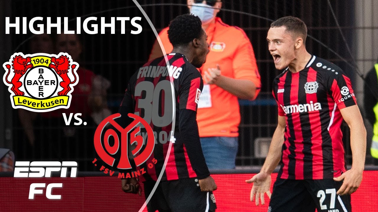 Florian Wirtz makes history in Bayer Leverkusen’s win vs. Mainz | Bundesliga Highlights | ESPN FC