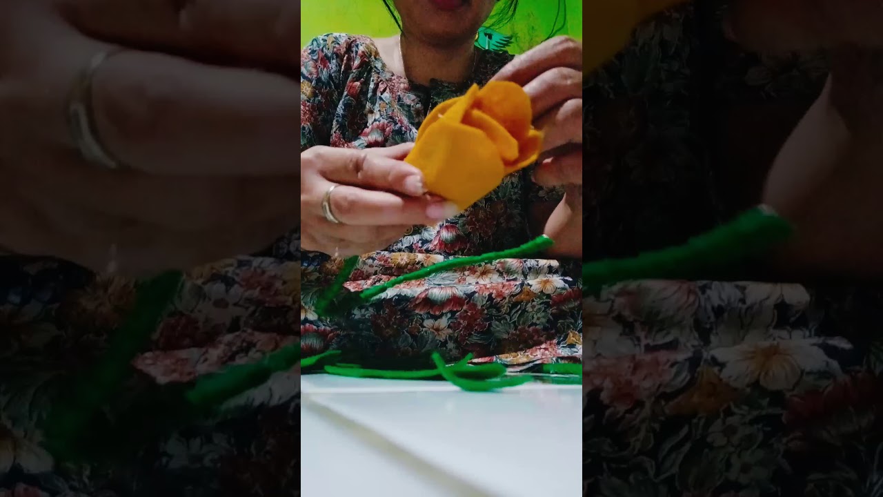  Bunga  tulip  sederhana dari kain flanel  YouTube