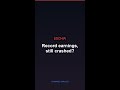 SCHW Down 7.6% — Charles Schwab's Record Earnings Disappointment #Shorts