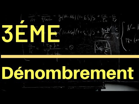 Dénombrement 3éme science Math exercice corrigé - YouTube